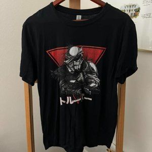 Star Wars VISIONS MANGA TROOPER BLACK TEE (Heroes & Villains)